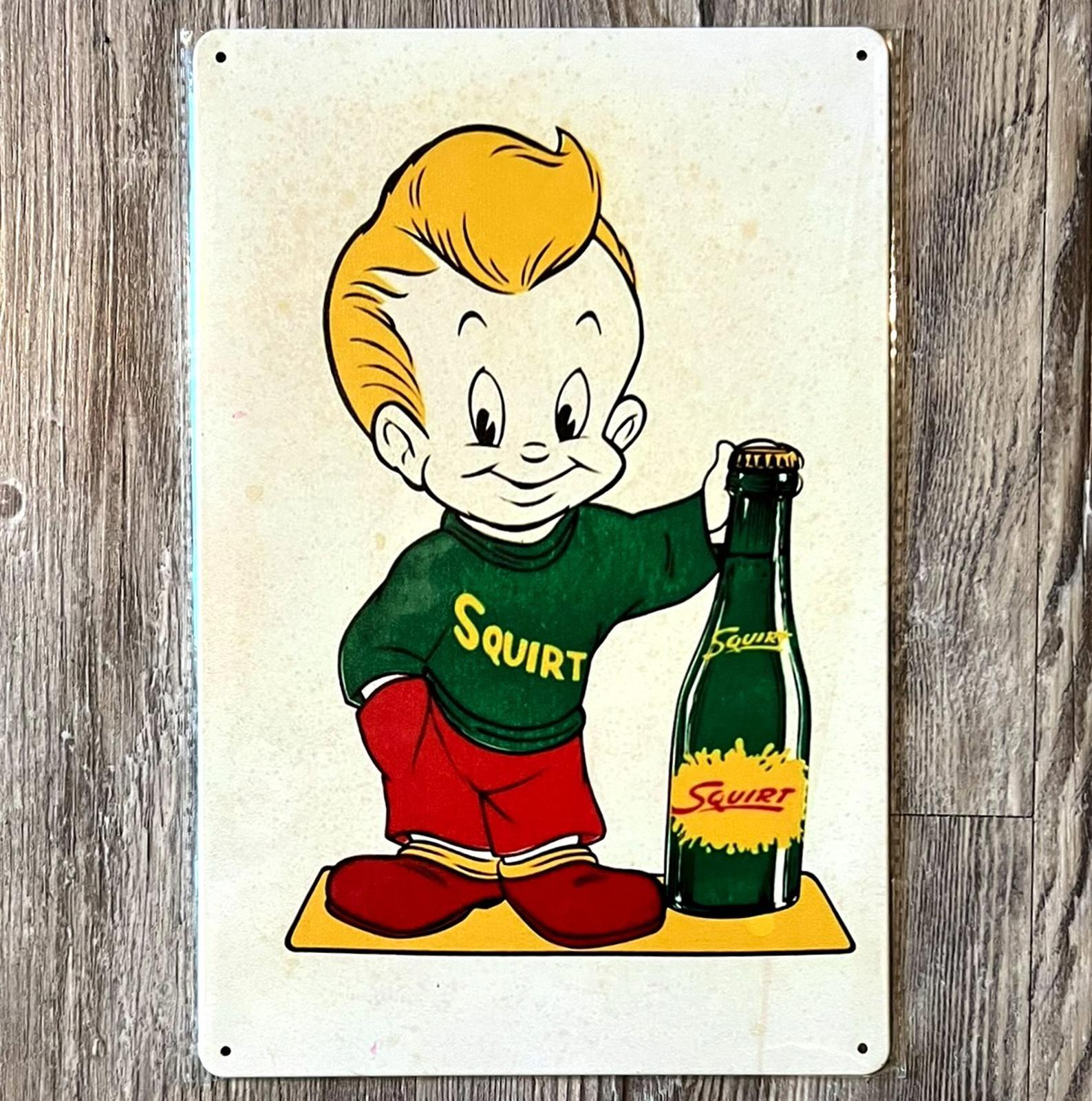Squirt Soda 8 x 12 Novelty Metal Sign New Shrink-wrapped