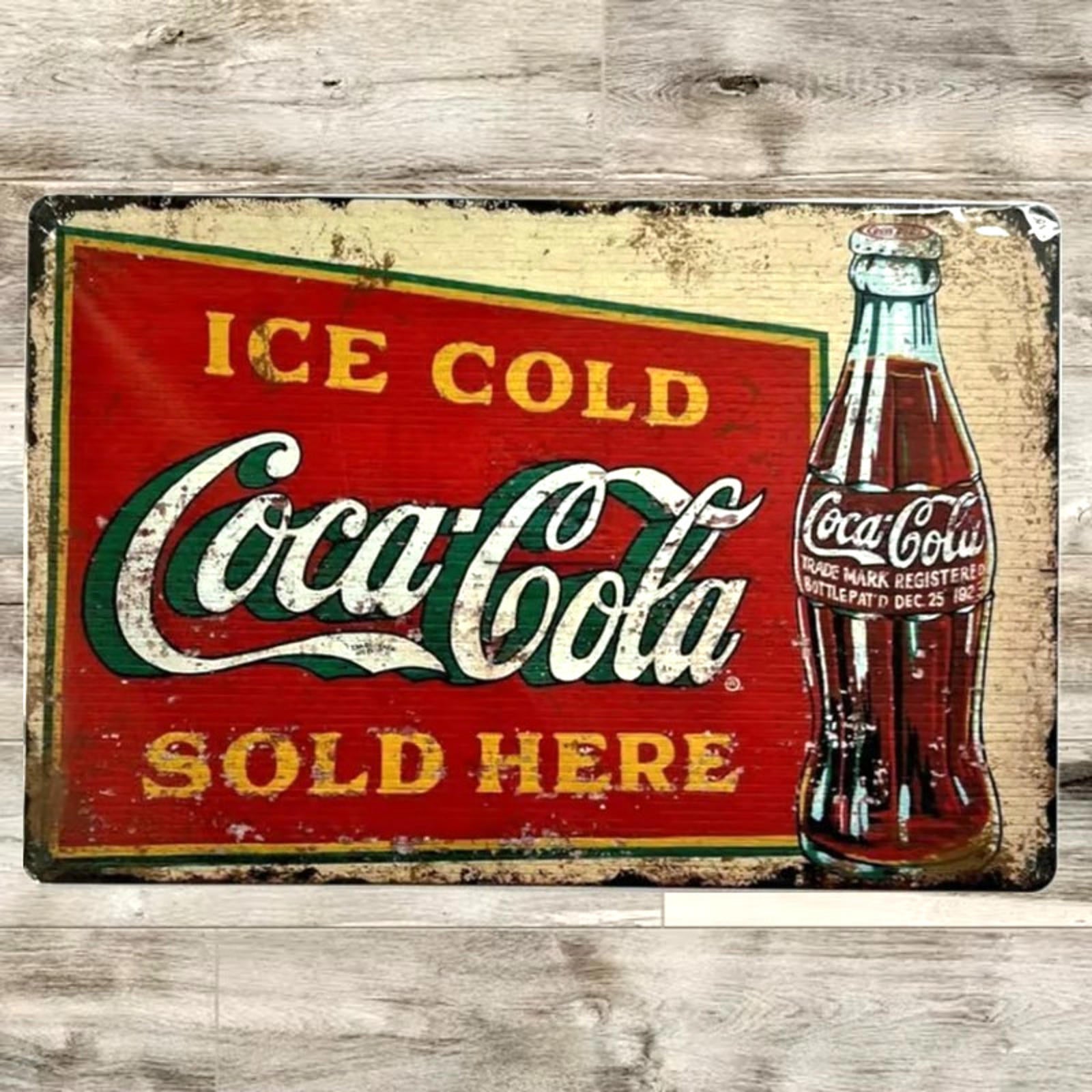Coke Coca-Cola 8 x 12 Novelty Metal Sign Shrink-wrapped New!