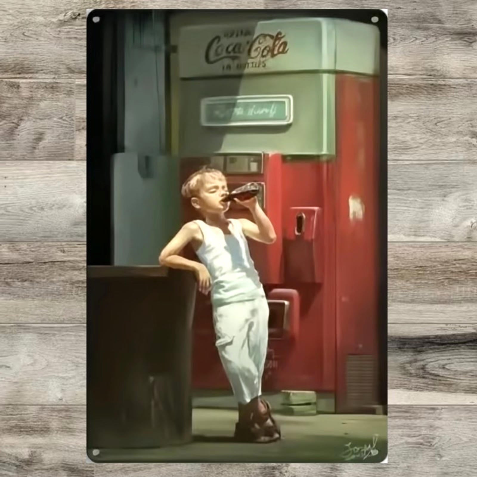 Coke Coca-Cola 8 x 12 Novelty Metal Sign Shrink-wrapped New!