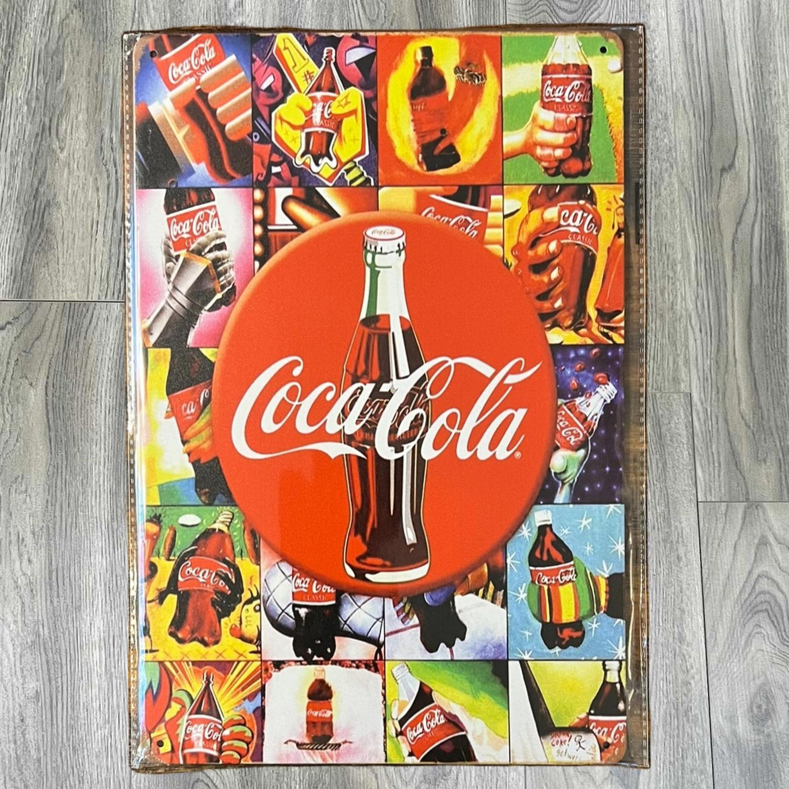 Drink Coca-Cola In Bottle 8 x 12 Novelty Metal Sign Shrink-wrapped New!