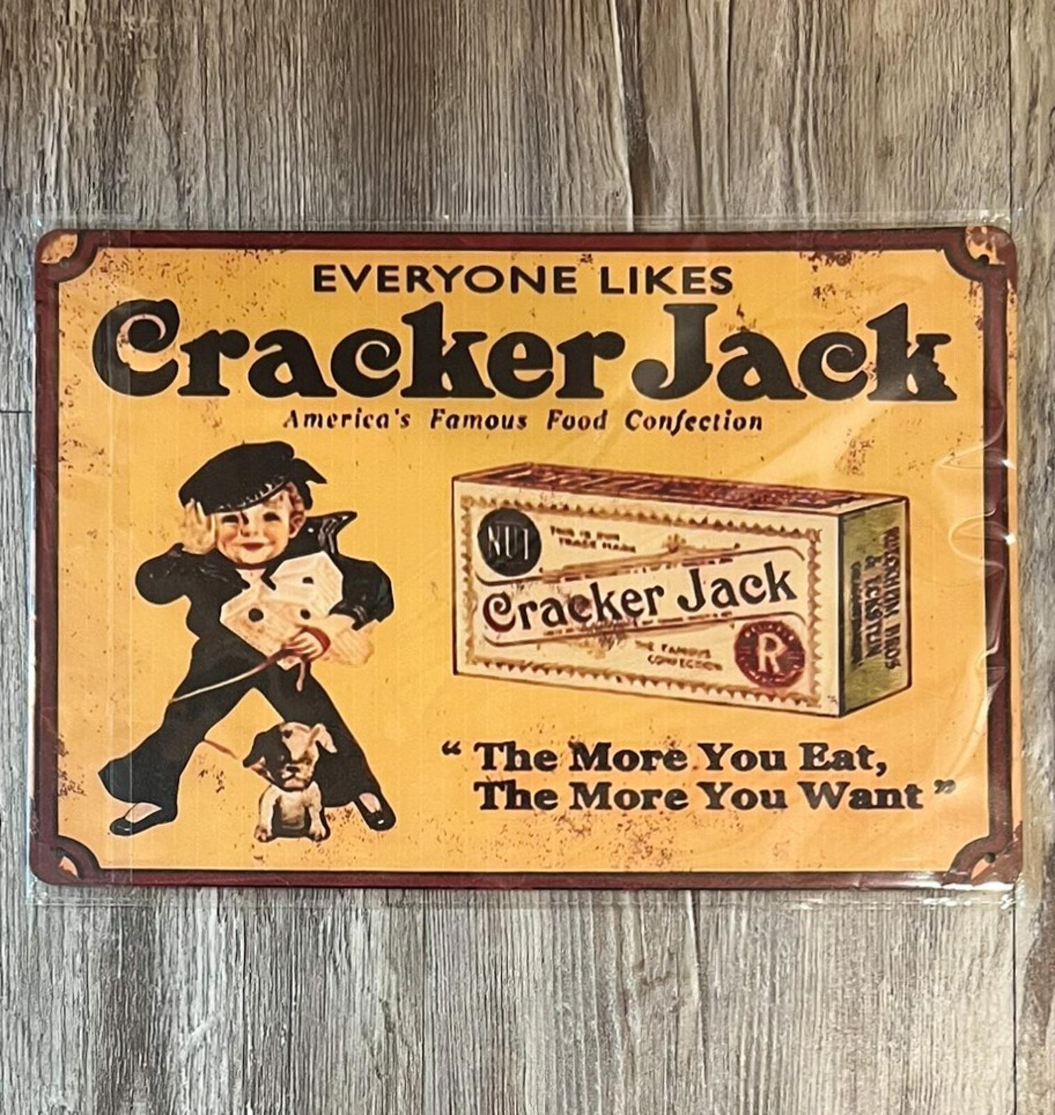 Everyone Likes Cracker Jack 8 x 12 Novelty Metal Sign New!