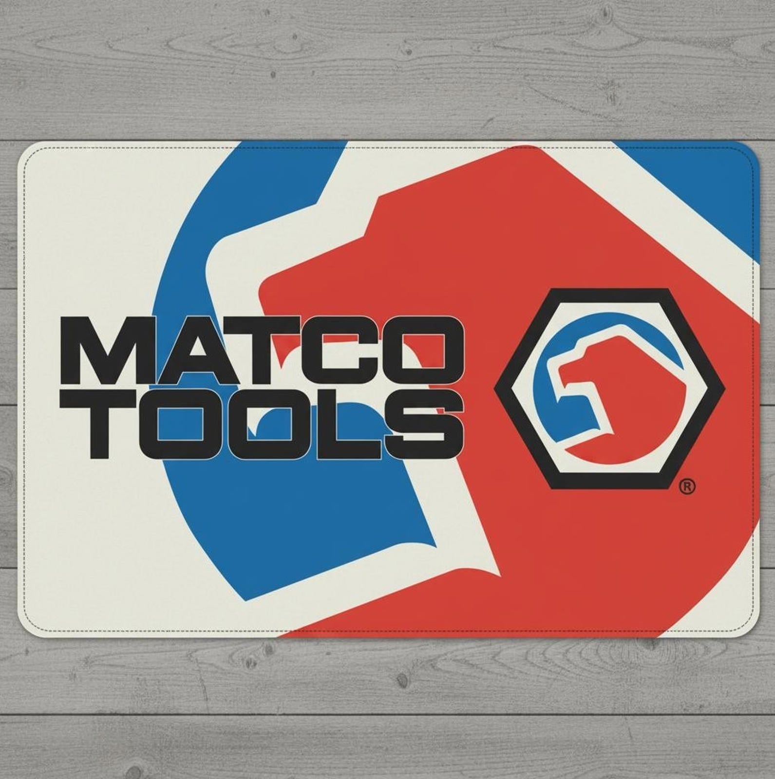 Matco Tools 9.5 x 8 Mouse Pad With Anti-Slip Rubber Backing Made In USA