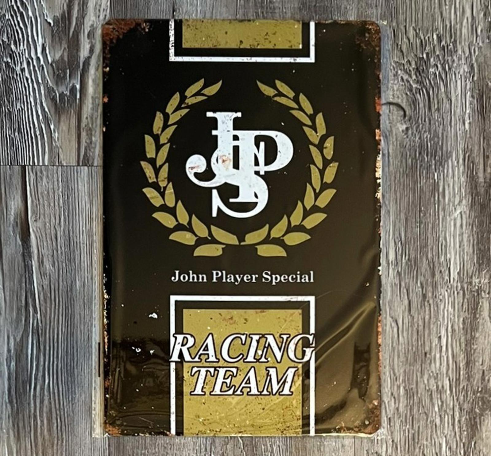 JSP Racing Team V8 8 x 12 Novelty Metal Sign New Shrink-wrapped