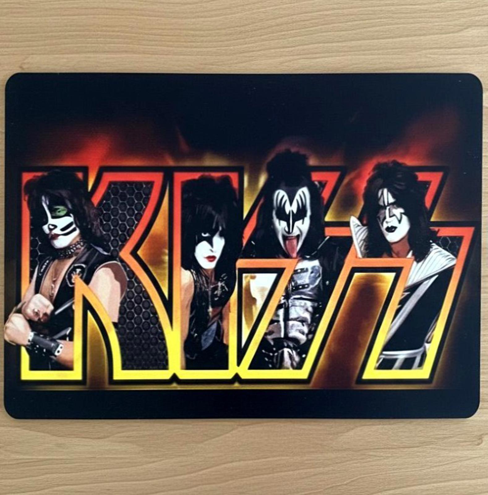 KISS Band 9.5 x 8 Mouse Pad With Anti-Slip Rubber Backing Made In USA