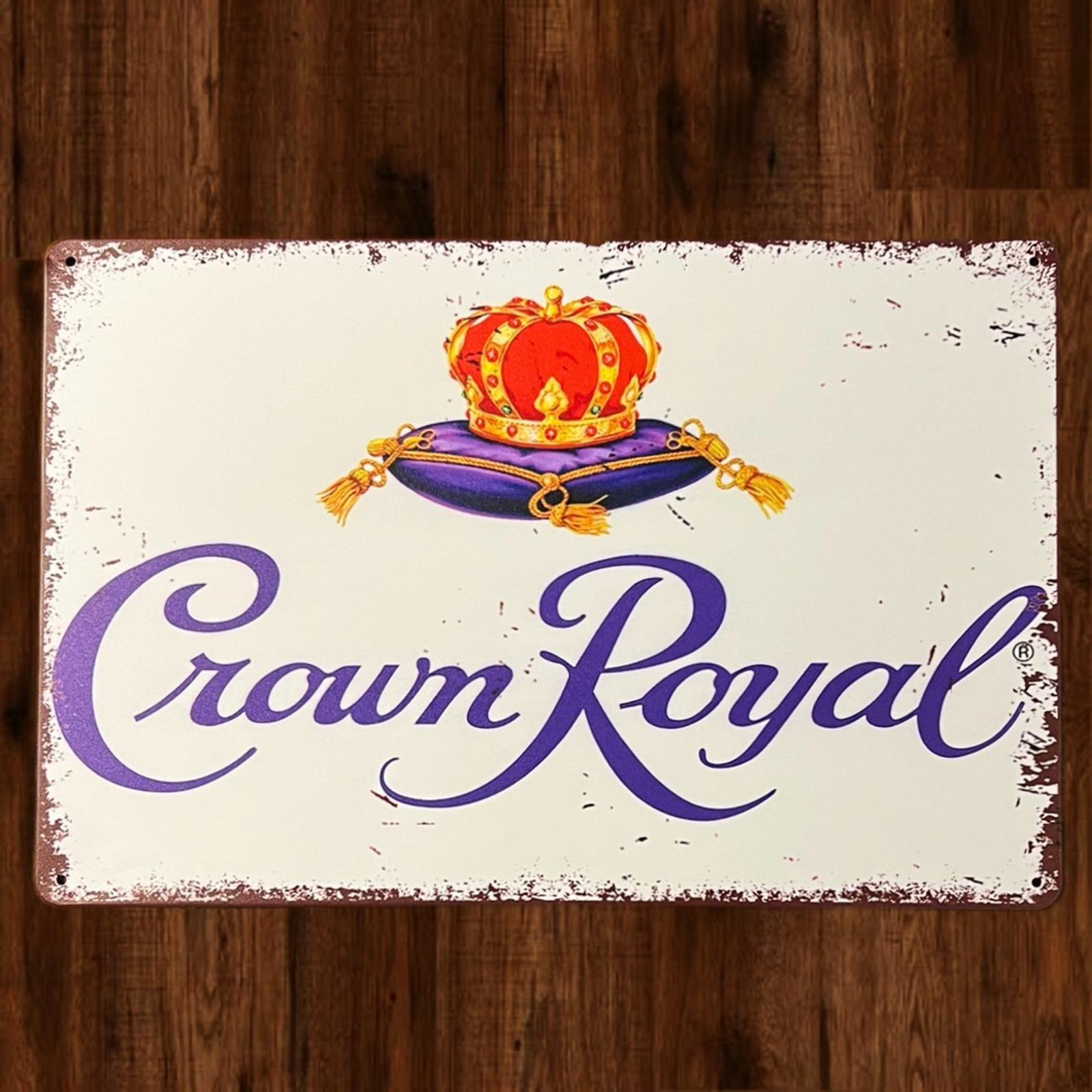 Crown Royal 8 x 12 Novelty Metal Sign Shrink-Wrapped New!