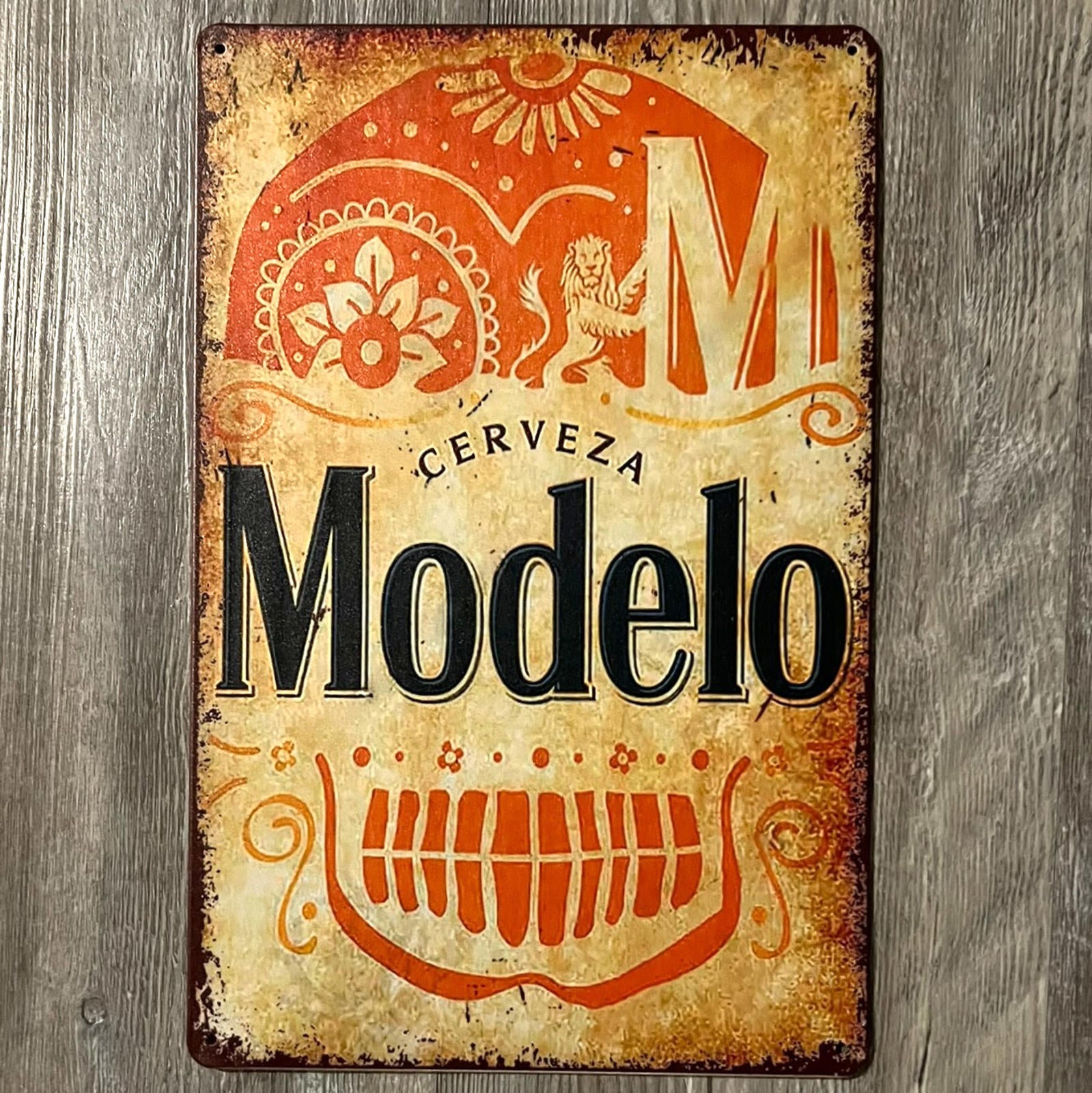 Modelo Cerveza Beer 8 x 12 Vintage Novelty Metal Sign New!