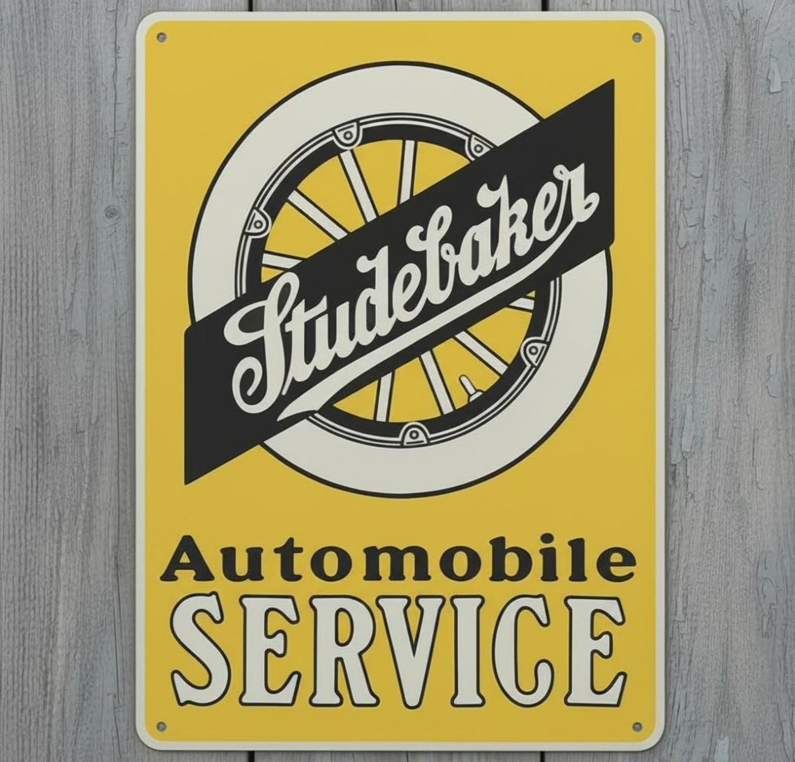 Studebaker Automobile Service 8 x 12 Novelty Metal Sign Made In USA