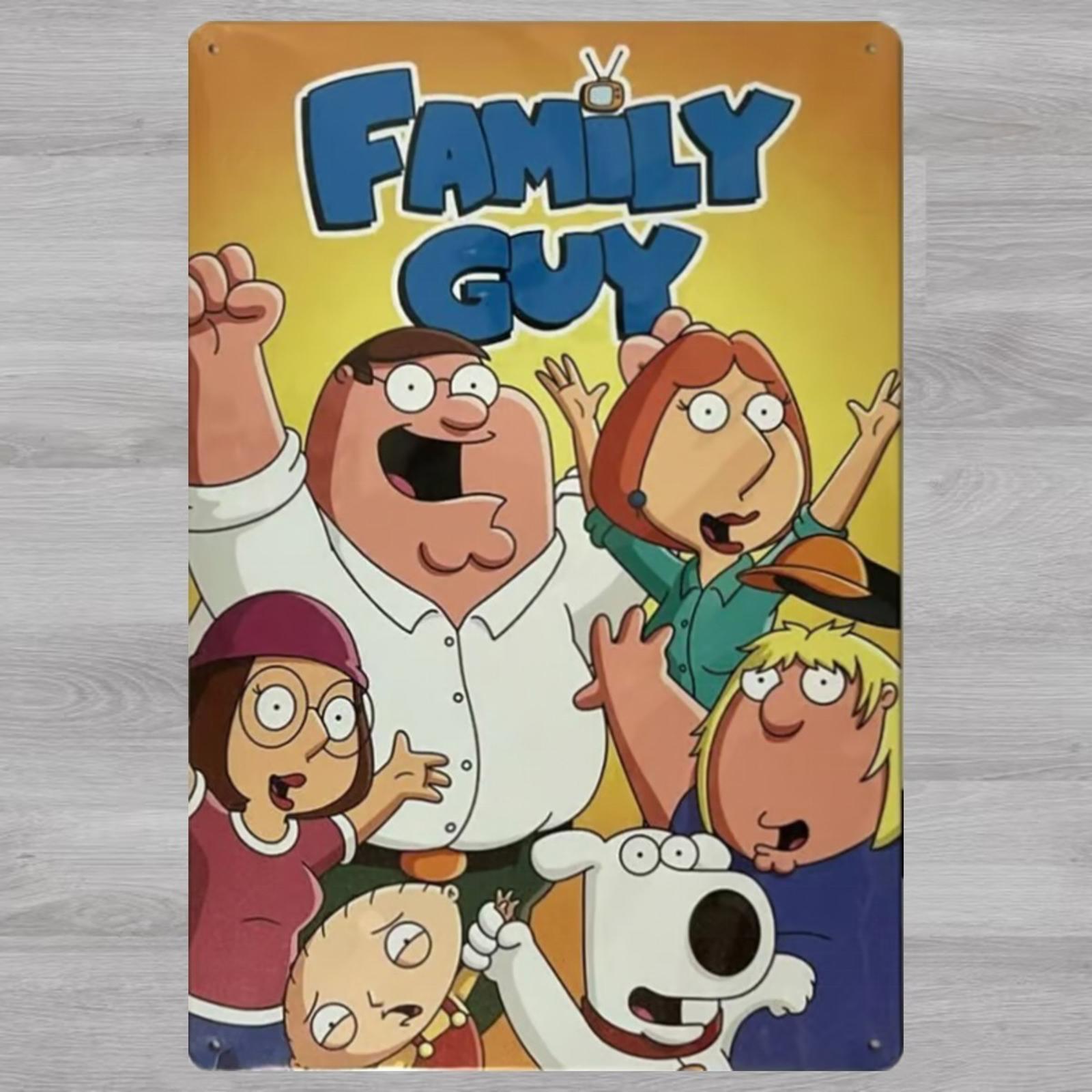 Family Guy 8 x 12 Novelty Metal Sign Shrink-Wrapped New!