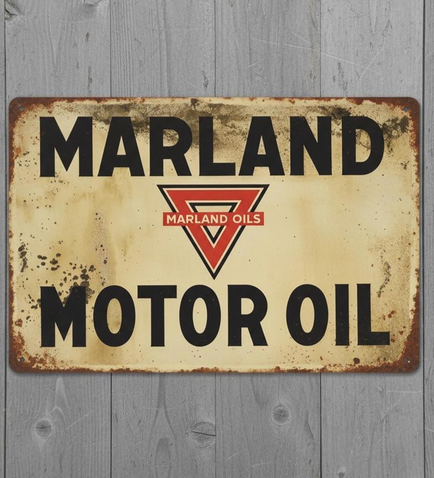 Maryland Motor Oil 8 x 12 Novelty Metal Sign Made In USA New!