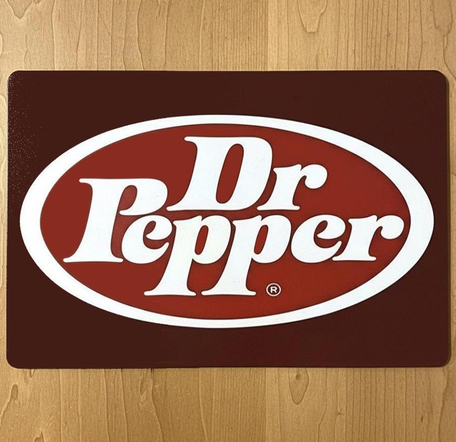 Dr Pepper 9.5 x 8 Mouse Pad With Anti-Slip Rubber Backing Made In USA