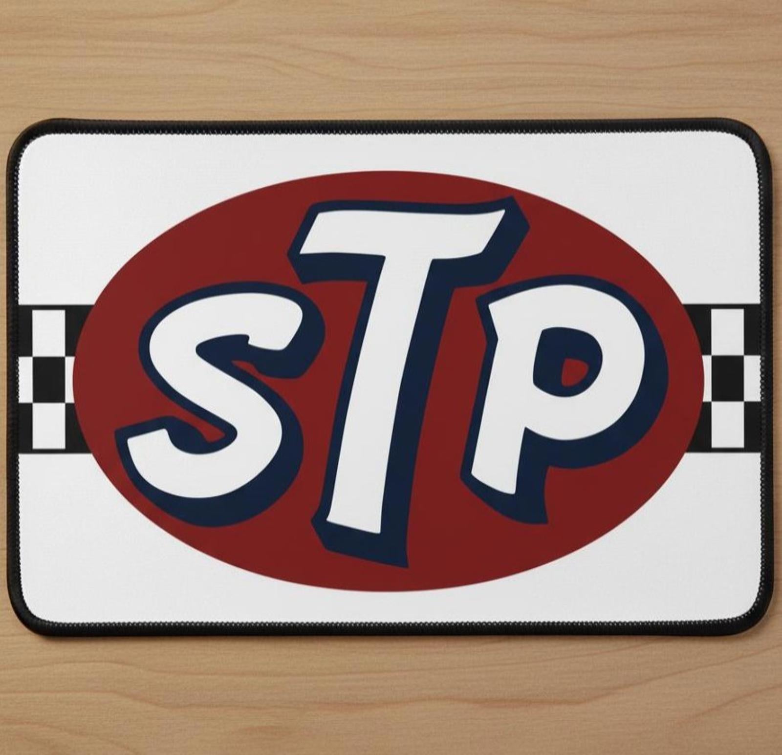STP Oil Treatment 9.5 x 8 Mouse Pad With Anti-Slip Rubber Backing Made In USA