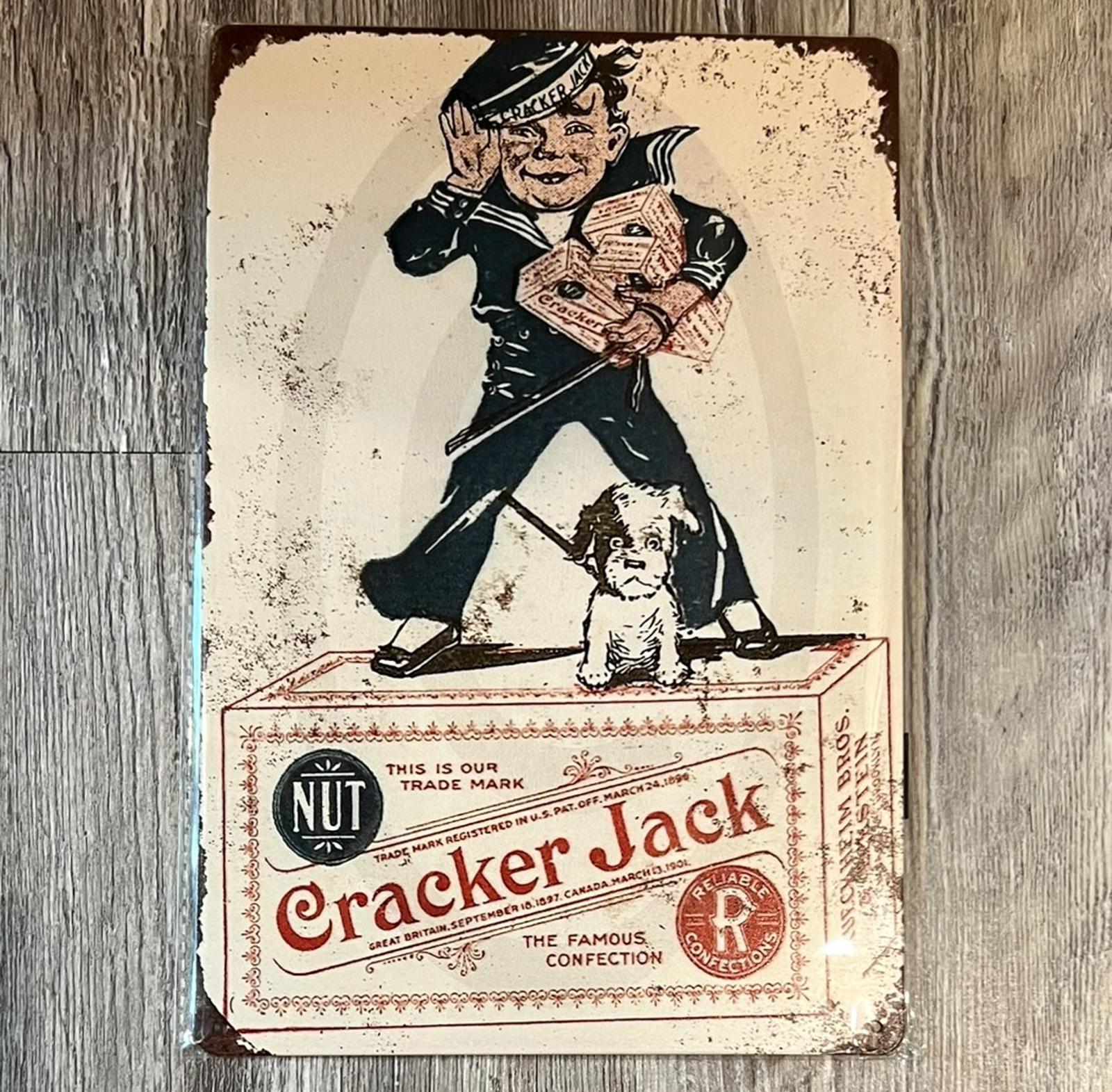Cracker Jack 8 x 12 Novelty Metal Sign New!