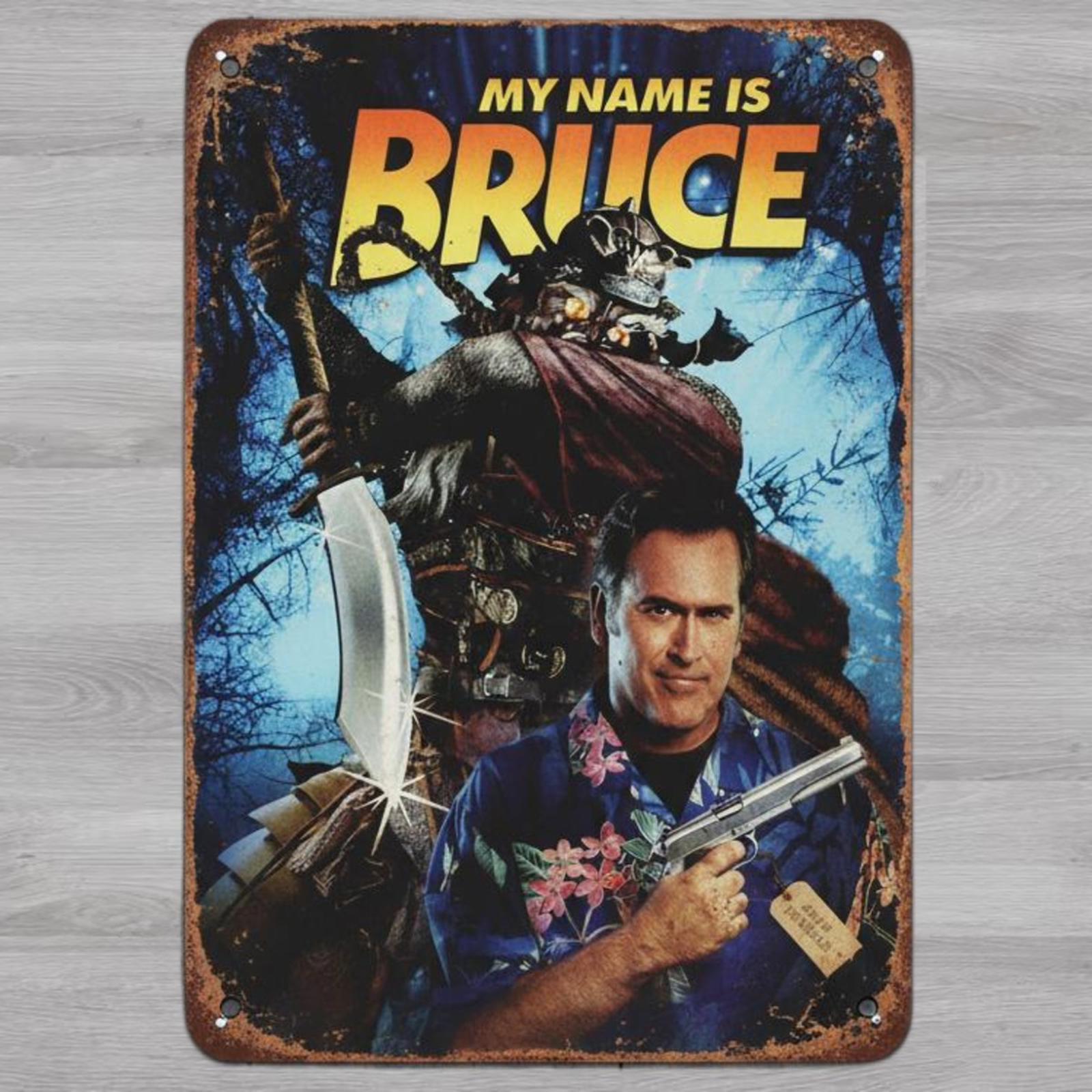 They Call Me Bruce Movie 8 x 12 Vintage Novelty Metal Sign Made In USA New!