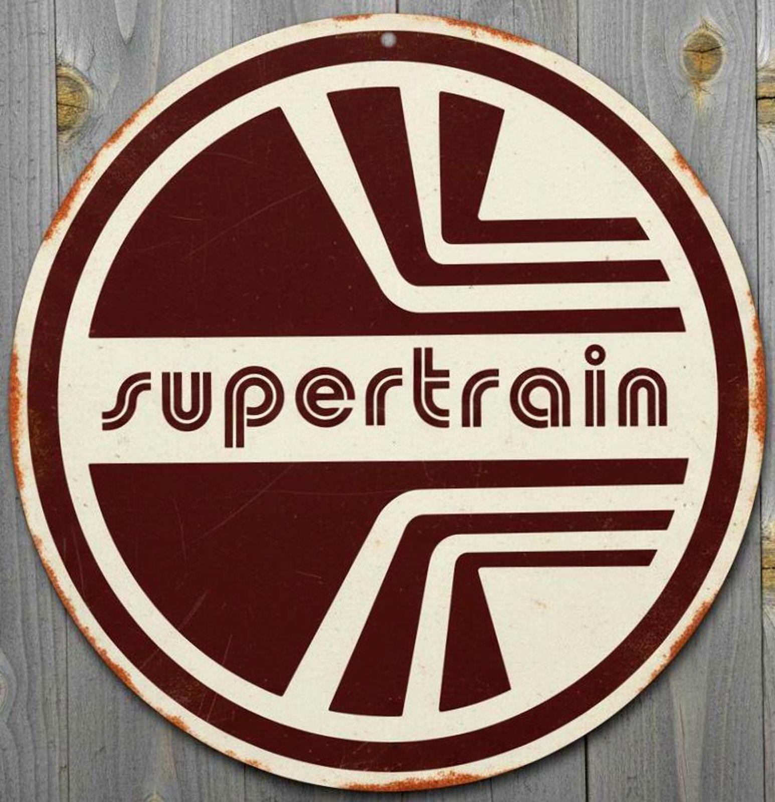 Supertrain TV Show 8" Diameter  Novelty Metal Sign Made In USA New!