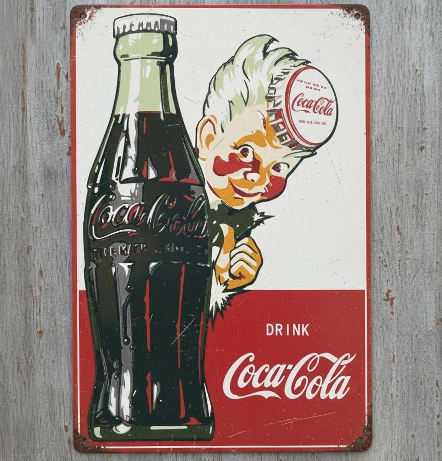 Drink Coca-Cola 8 x 12 Novelty Metal Sign New Shrink-wrapped Made In USA!