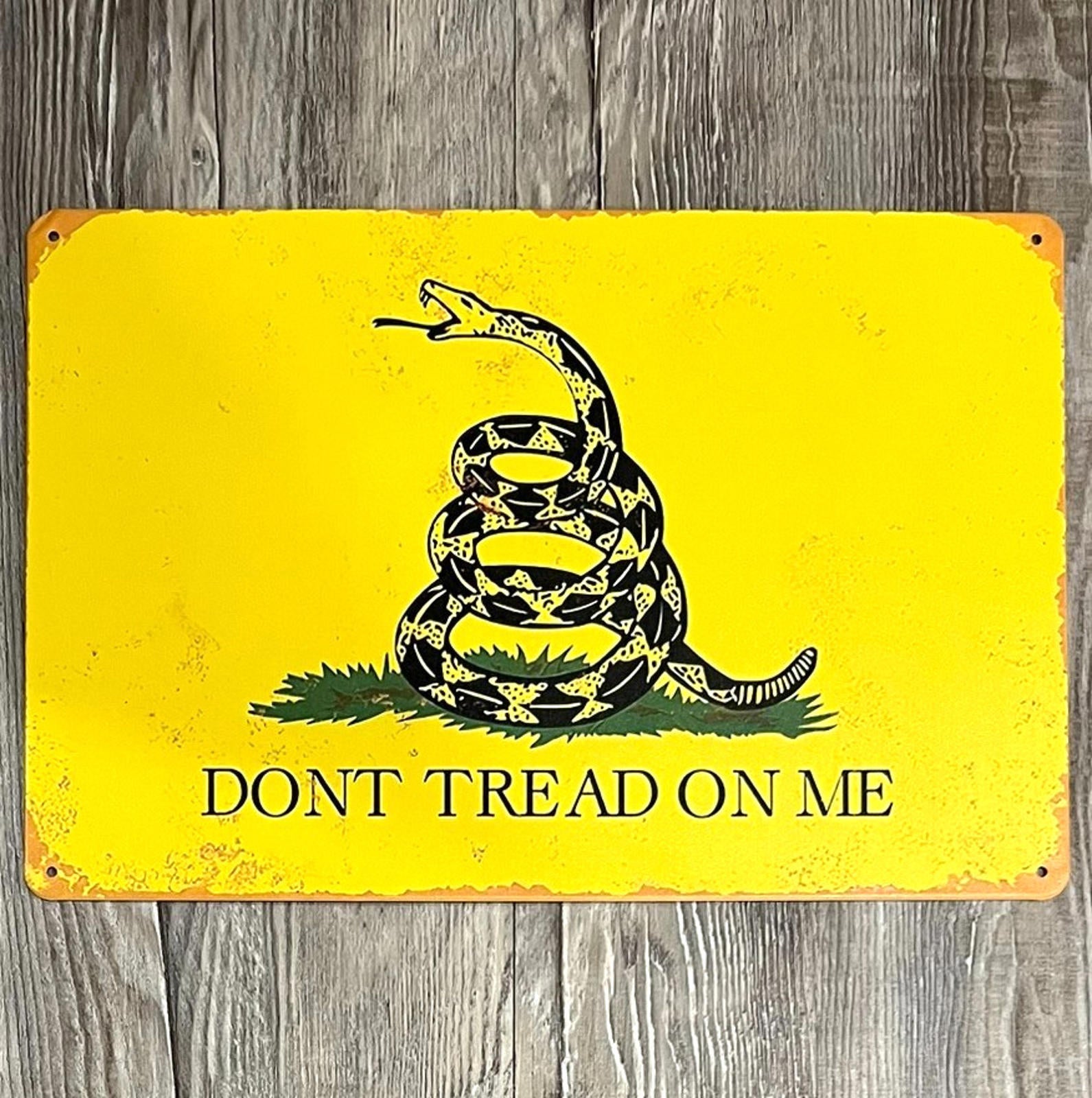 Don't Tread On Me 8 x 12 Novelty Metal Sign New!