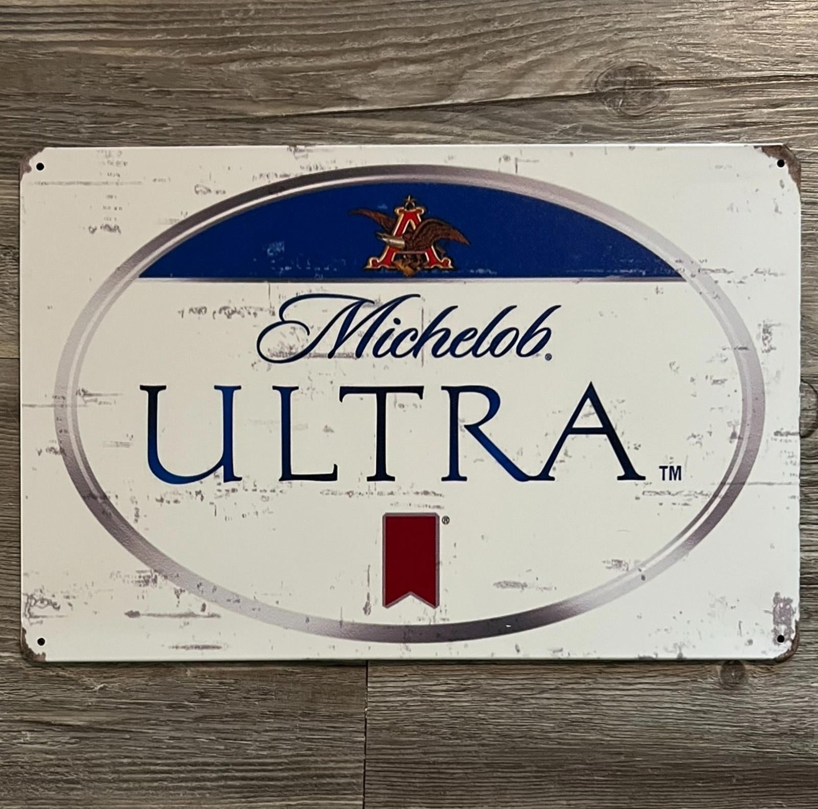 Michelob Ultra Beer 8 x 12 Vintage Novelty Metal Sign New!