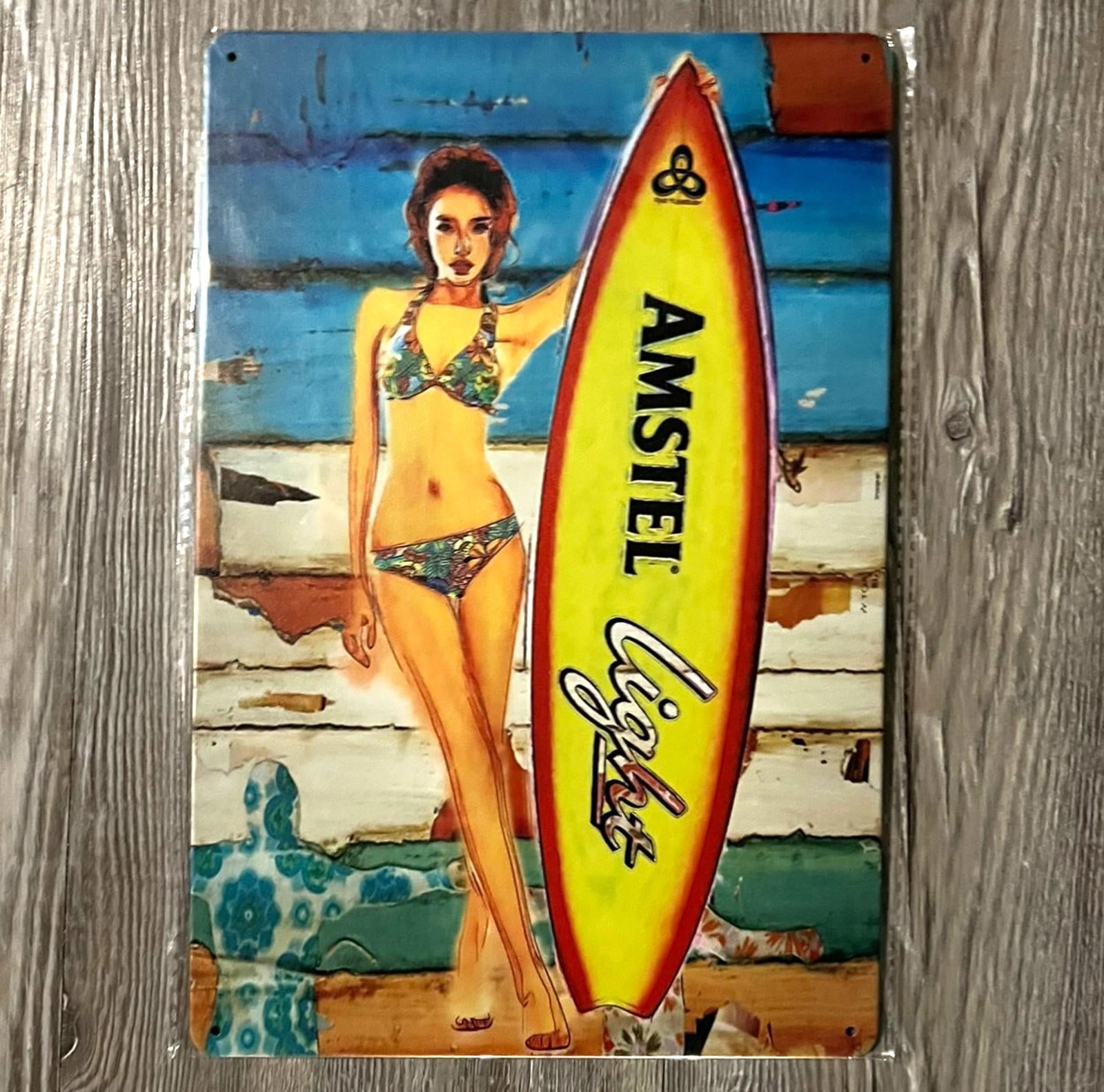 Amstel Light Beer 8 x 12 Vintage Novelty Metal Sign New!