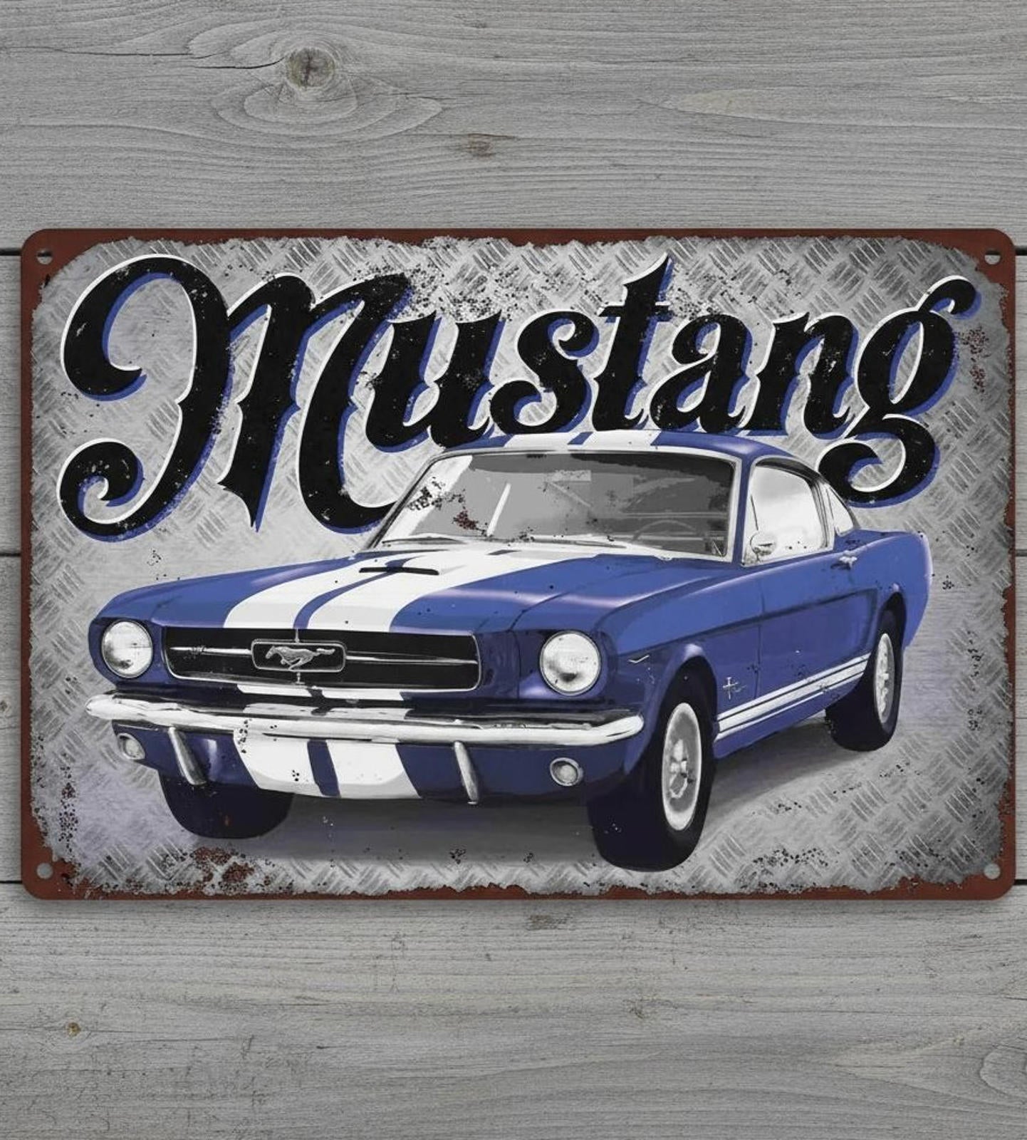 Ford Mustang 8 x 12 Vintage Novelty Metal Sign Made In USA New!