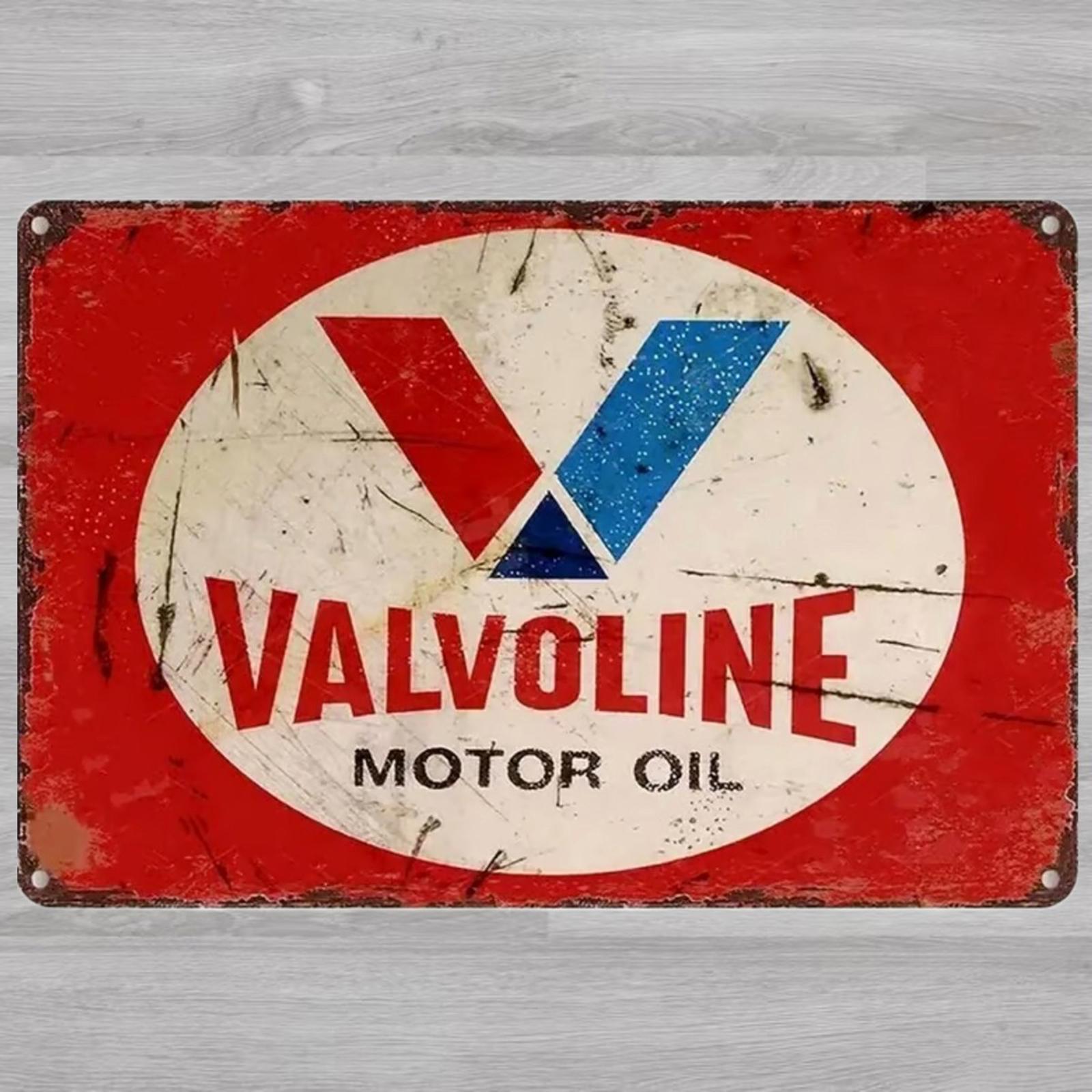 Valvoline Motor Oil 8 x 12 Novelty Metal Sign Shrink-Wrapped New!