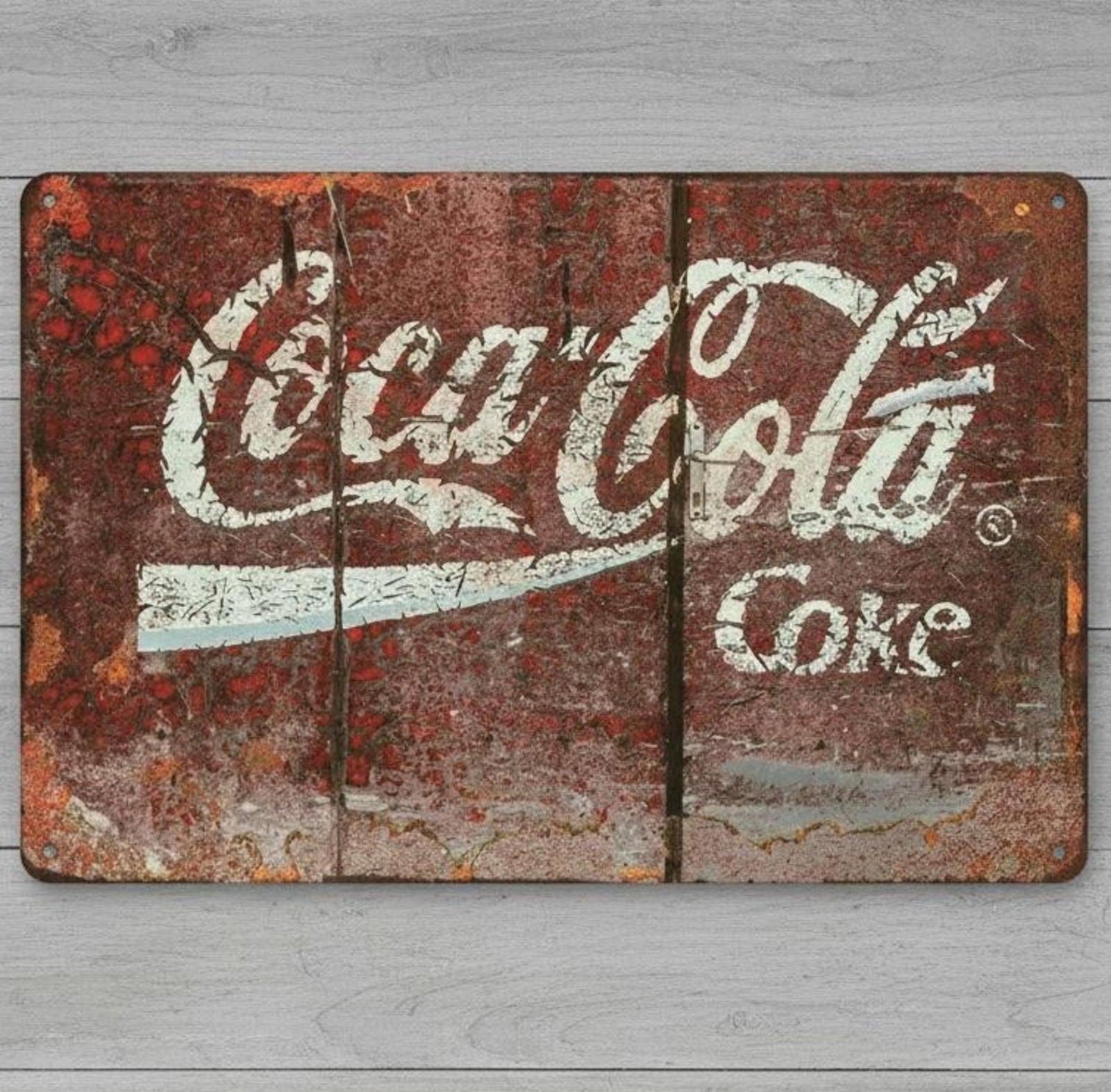 Coca-Cola Coke 8 x 12 Vintage Novelty Metal Sign Made In USA New!