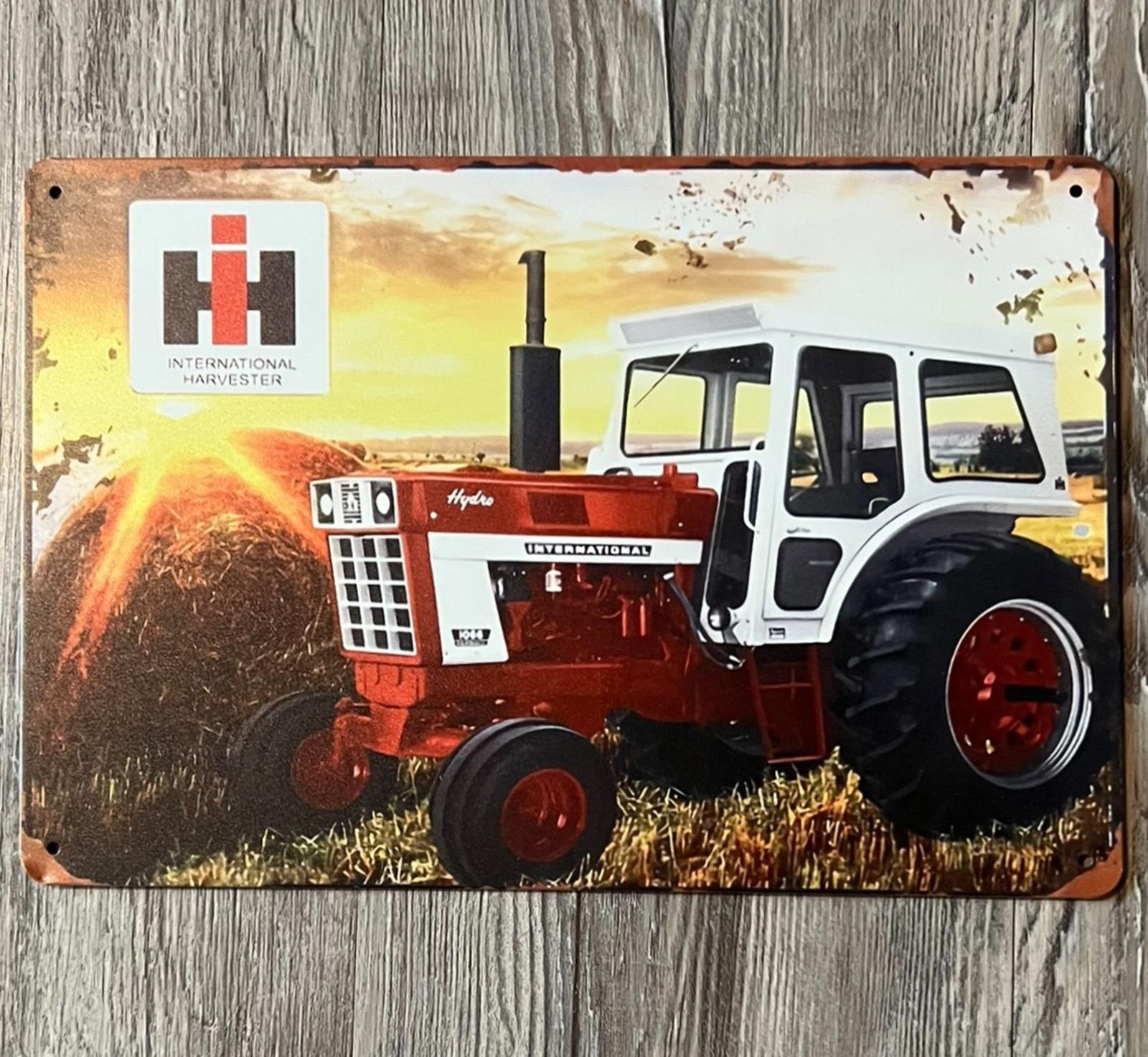 International Harvester 8 x 12 Novelty Metal Sign Shrink-Wrapped New!