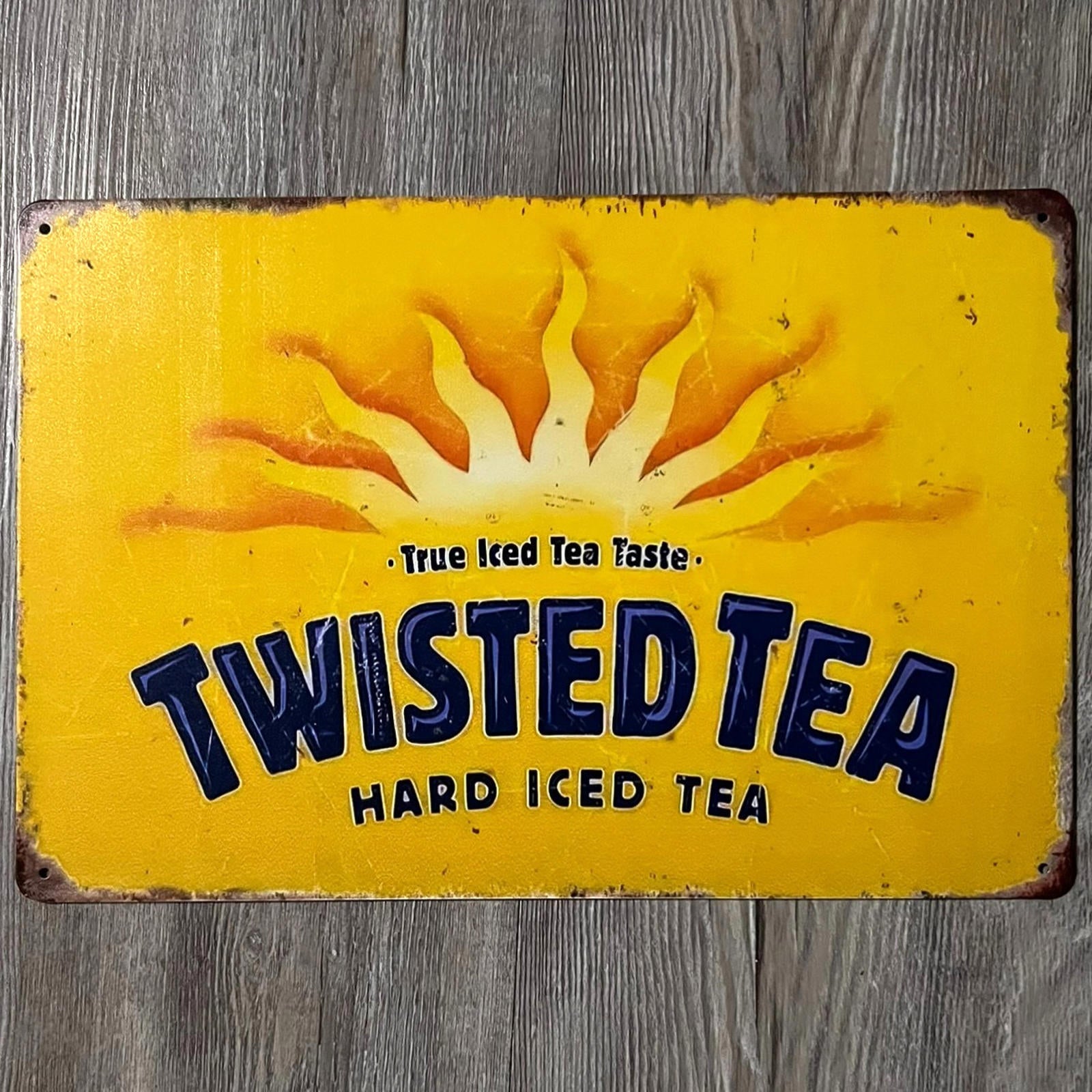 Twisted Tea Hard Iced Tea 8 x 12 Vintage Novelty Metal Sign New!