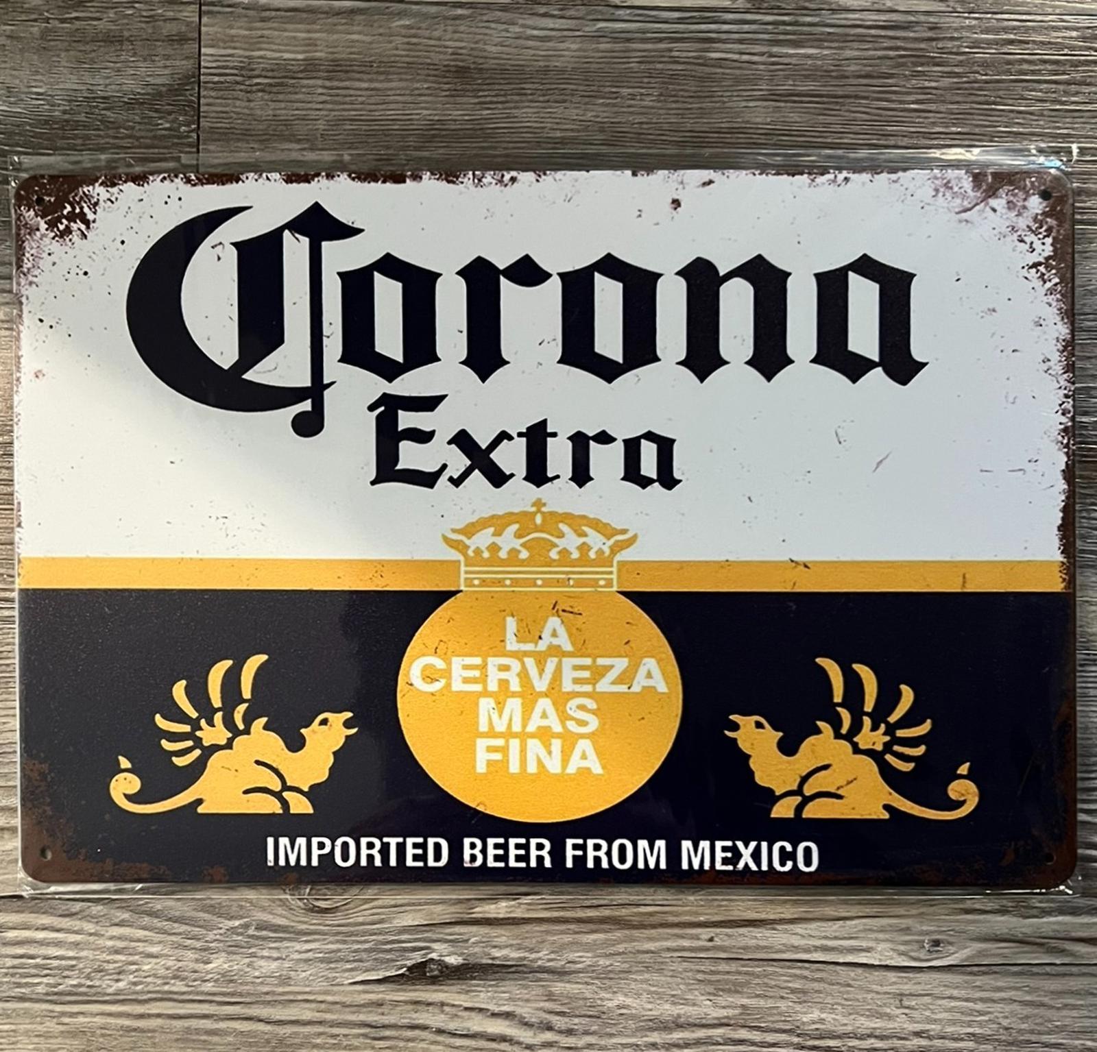 Corona Extra Beer 8 x 12 Vintage Novelty Metal Sign New!