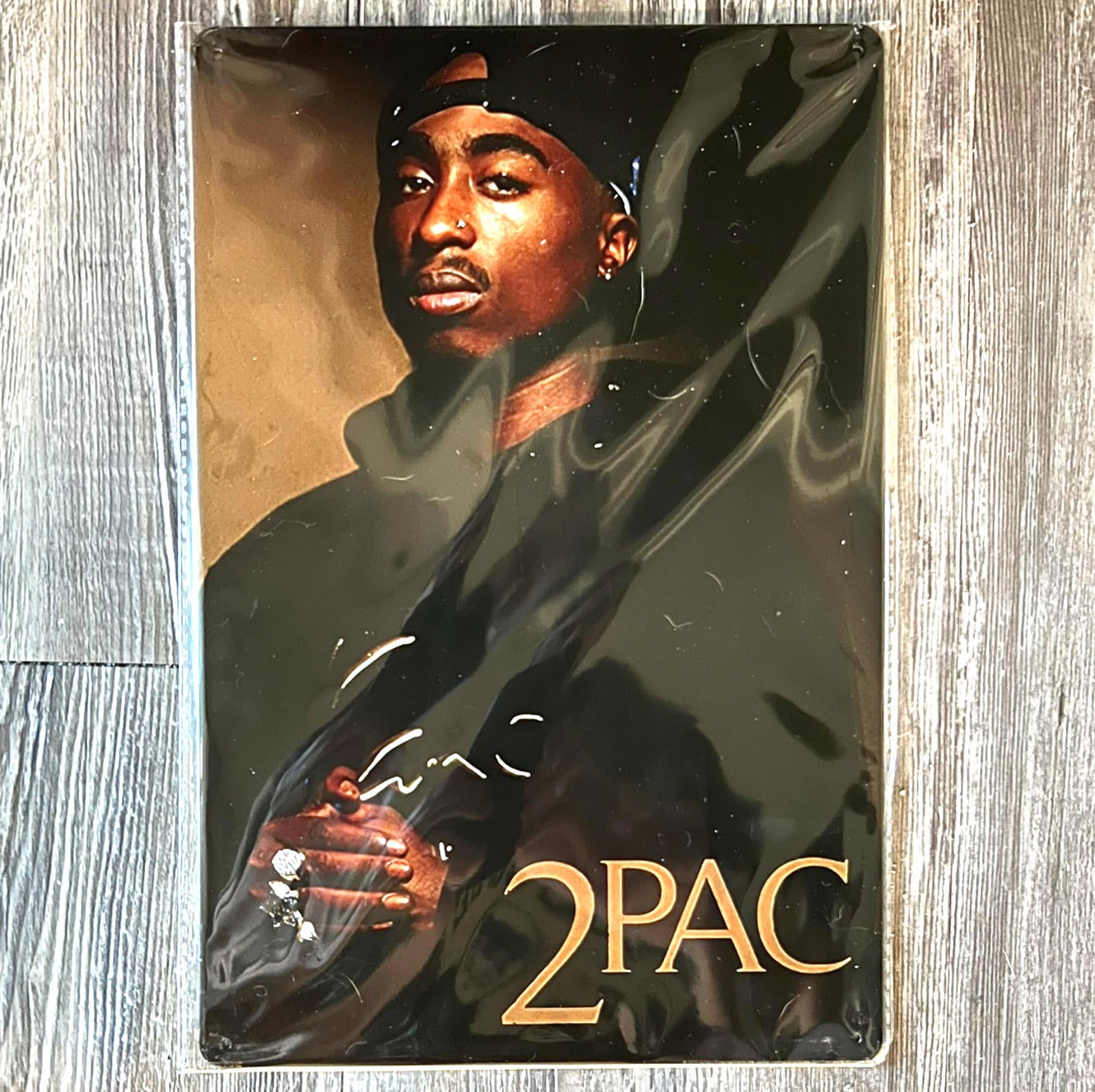 Tupac Shakur 8 x 12 Novelty Metal Sign Shrink-Wrapped New!