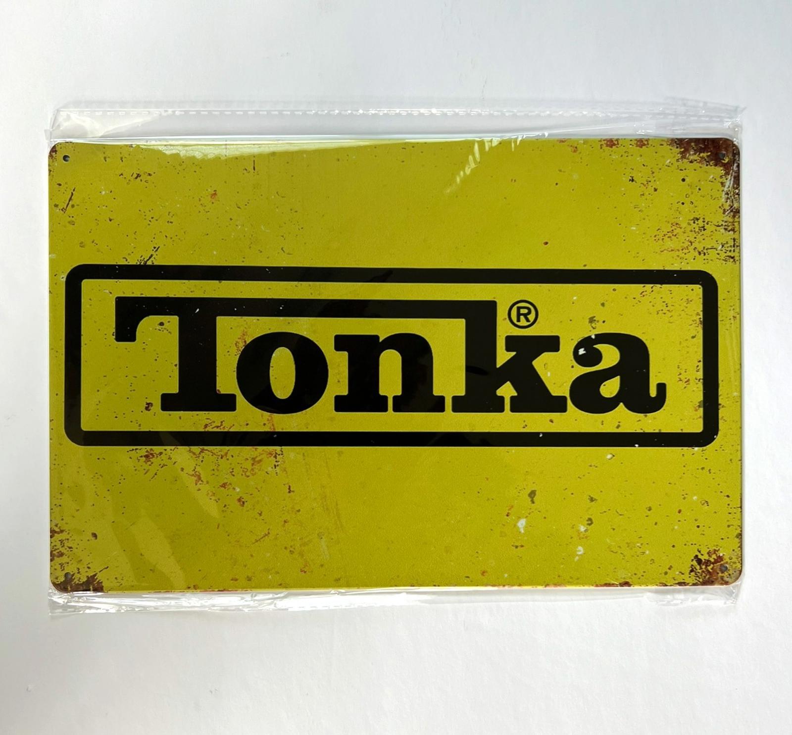 Tonka 8 x 12 Novelty Metal Sign New Shrink-wrapped