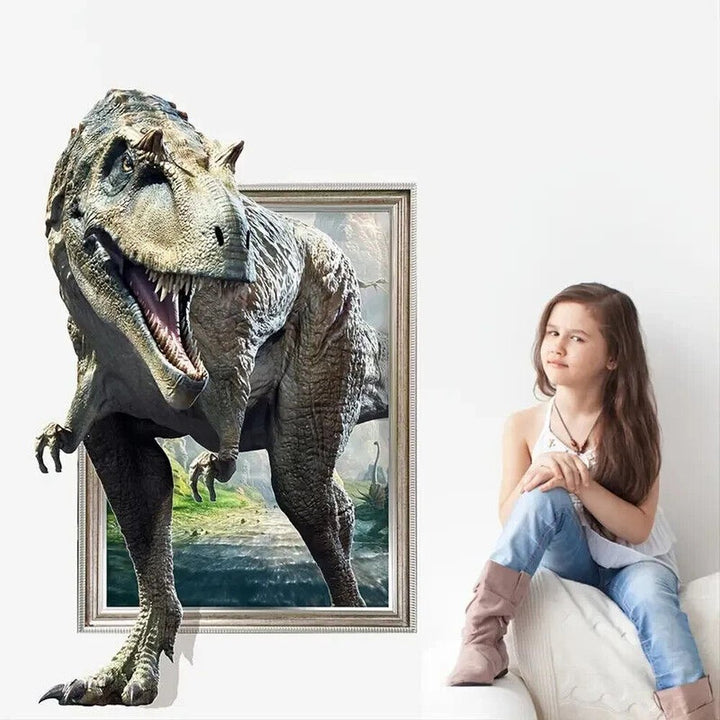T-Rex Dinosaur 3D Forest Wall Decal 20in x 28in NEW! Home & Garden:Home Décor:Decals, Stickers & Vinyl Art Style Your Walls