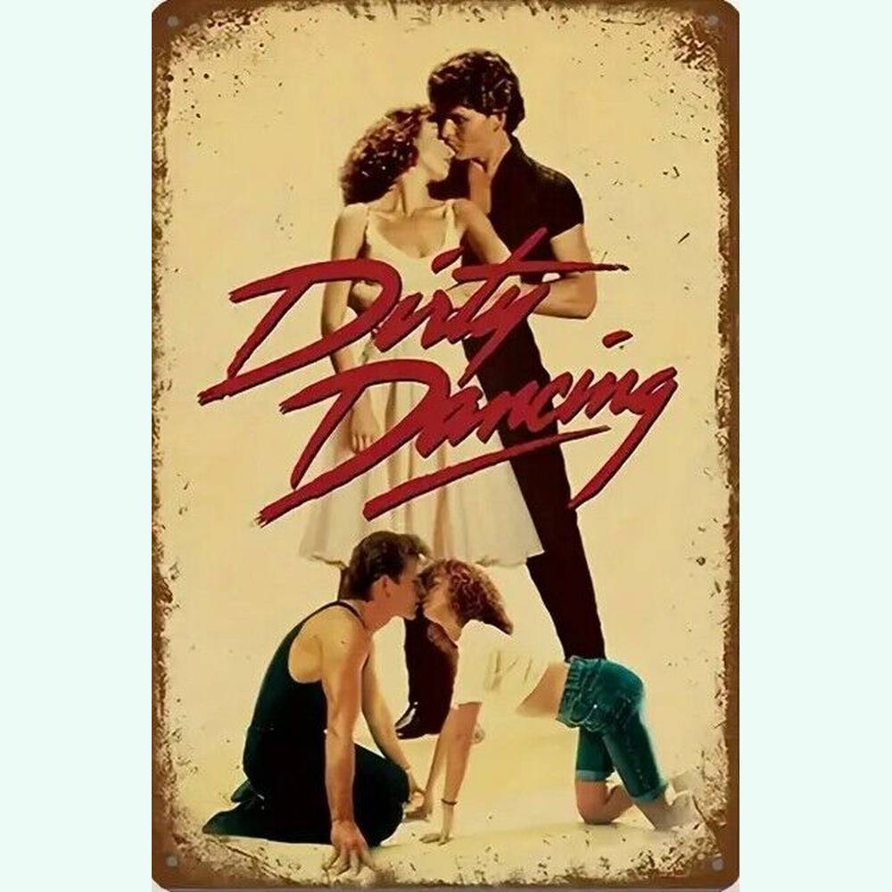 Dirty Dancing Vintage Novelty Metal Sign 12" x 8" Wall Art Home & Garden:Home Décor:Plaques & Signs Style Your Walls