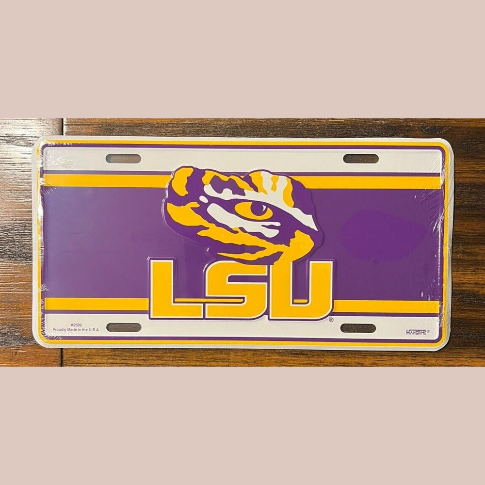 Louisiana State Tigers Collegiate Licensed Novelty License Plate 6" x 12" eBay Motors:Parts & Accessories:Car & Truck Parts & Accessories:Exterior Parts & Accessories:License Plates & Frames Style Your Walls