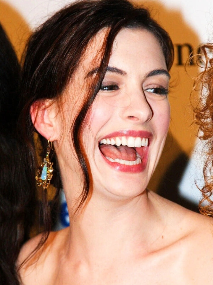 Anne Hathaway Beautiful Laughter 8.5 x 11 Candid Photograph Art Print Photo Collectibles:Photographic Images:Photographs Style Your Walls