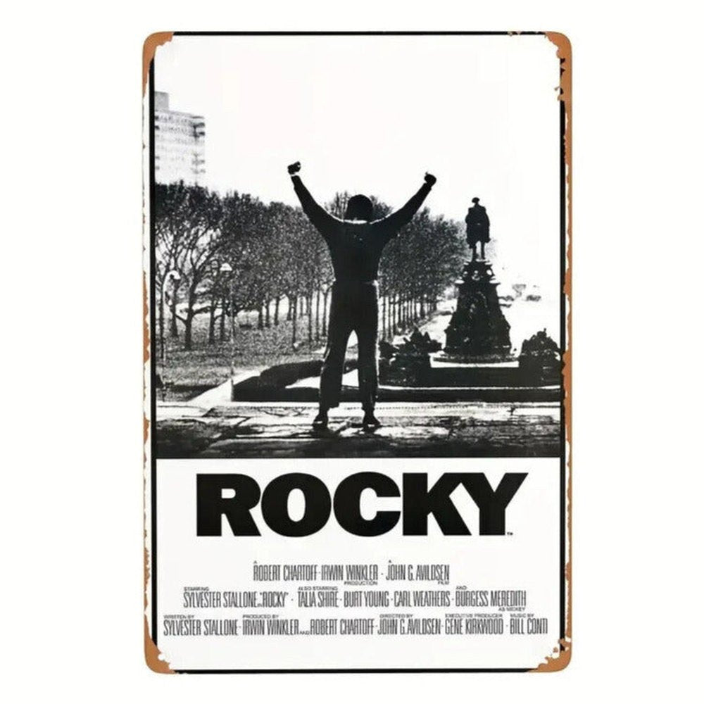 Rocky Balboa Vintage Novelty metal sign, 12 x 8 Wall Art Home & Garden:Home Décor:Plaques & Signs Style Your Walls