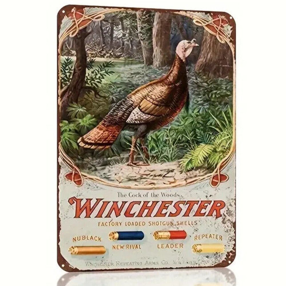 Winchester Factory Loaded Shotgun Shells Vintage Novelty 12" x 8" Metal Sign Home & Garden:Home Décor:Plaques & Signs Style Your Walls