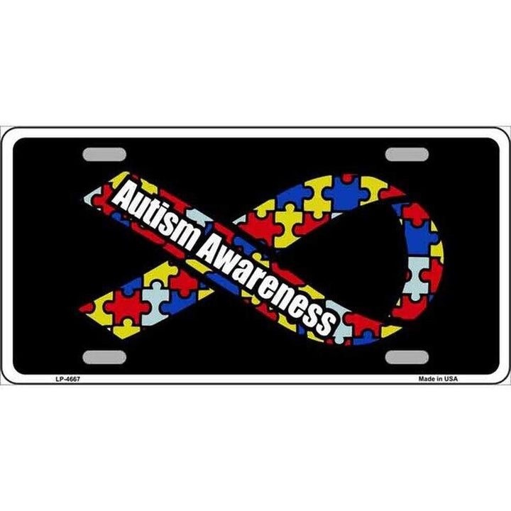 Autism Awareness Ribbon Metal Novelty License Plate eBay Motors:Parts & Accessories:Car & Truck Parts & Accessories:Exterior Parts & Accessories:License Plates & Frames Style Your Walls