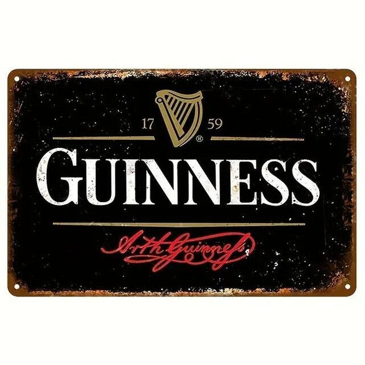 Guinness Beer Since 1759 Vintage Novelty 8" x 12" Metal Sign Home & Garden:Home Décor:Plaques & Signs Style Your Walls