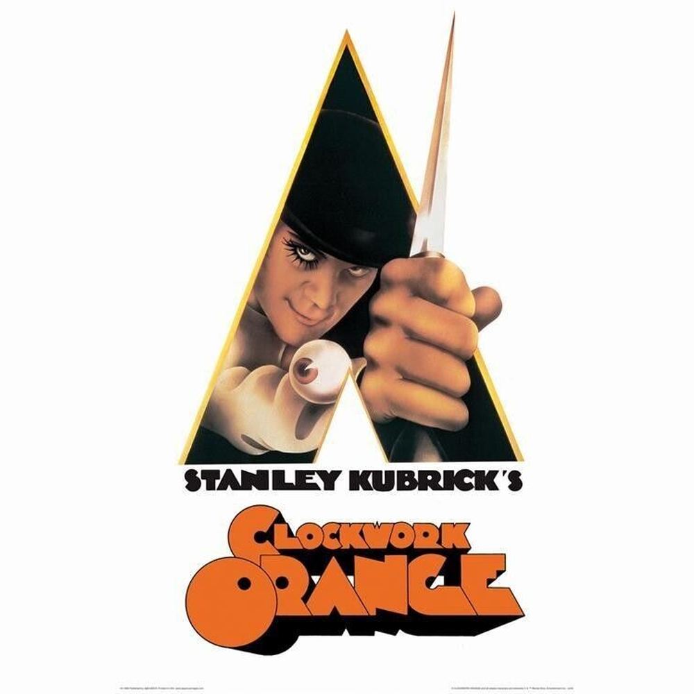 Stanley Kubrick's Clockwork Orange Movie Poster 24" x 36" New! Art:Art Posters Style Your Walls