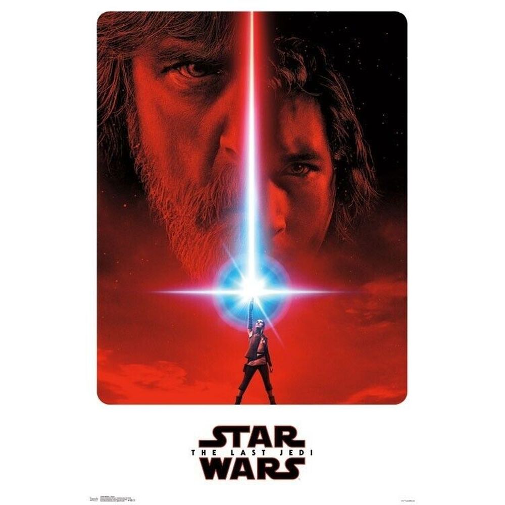 Star Wars The Last Jedi Movie Poster 24" x 36" New! Art:Art Posters Style Your Walls