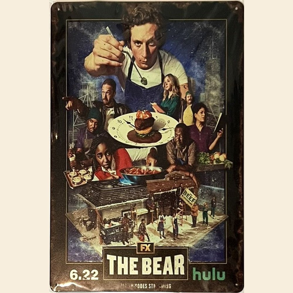 The Bear Novelty Vintage Metal Sign 8" x 12" New! Home & Garden:Home Décor:Plaques & Signs Style Your Walls