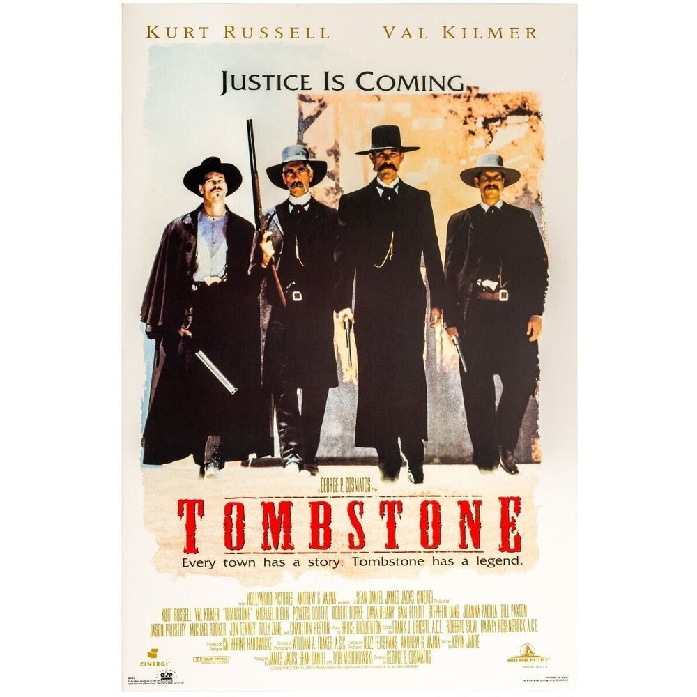 Tombstone Movie Poster 24" x 36" New! Art:Art Posters Style Your Walls