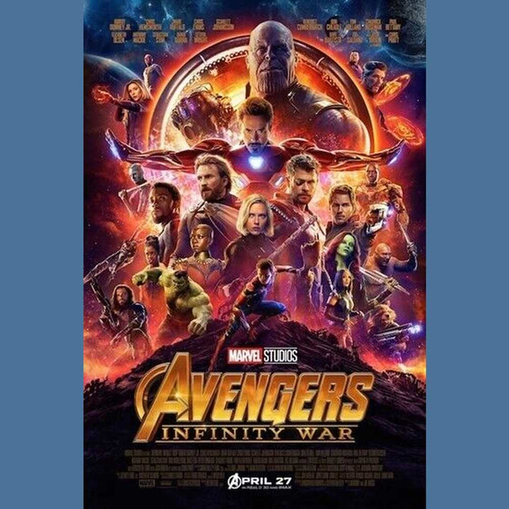 Avengers Infinity War Movie Poster 24" x 36" New! Art:Art Posters Style Your Walls
