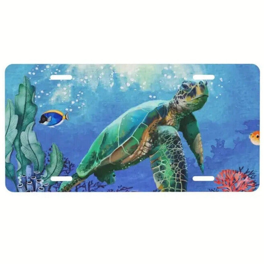 Sea Turtle Novelty Metal 6" x 12" License Plate NEW! eBay Motors:Parts & Accessories:Car & Truck Parts & Accessories:Exterior Parts & Accessories:License Plates & Frames Style Your Walls