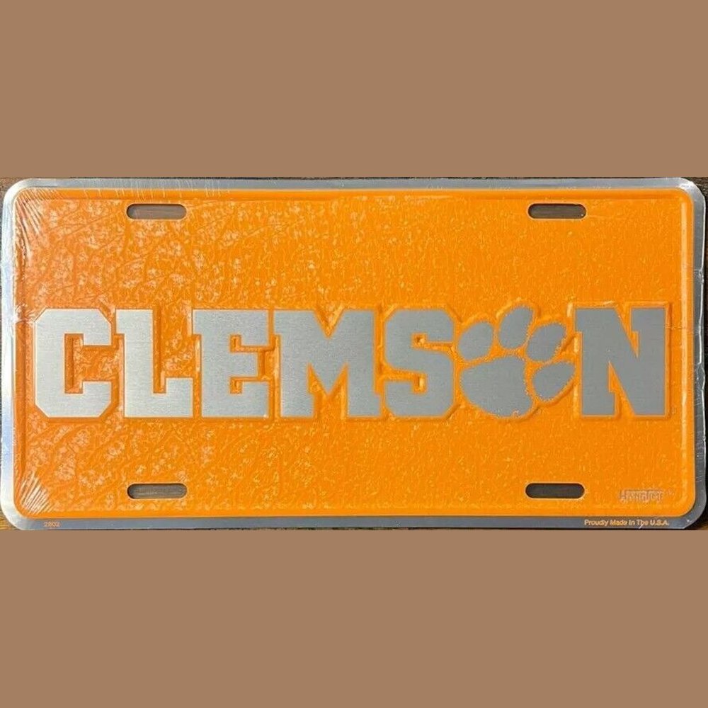 Clemson Mosaic Collegiate Licensed Novelty License Plate 6" x 12" eBay Motors:Parts & Accessories:Car & Truck Parts & Accessories:Exterior Parts & Accessories:License Plates & Frames Style Your Walls