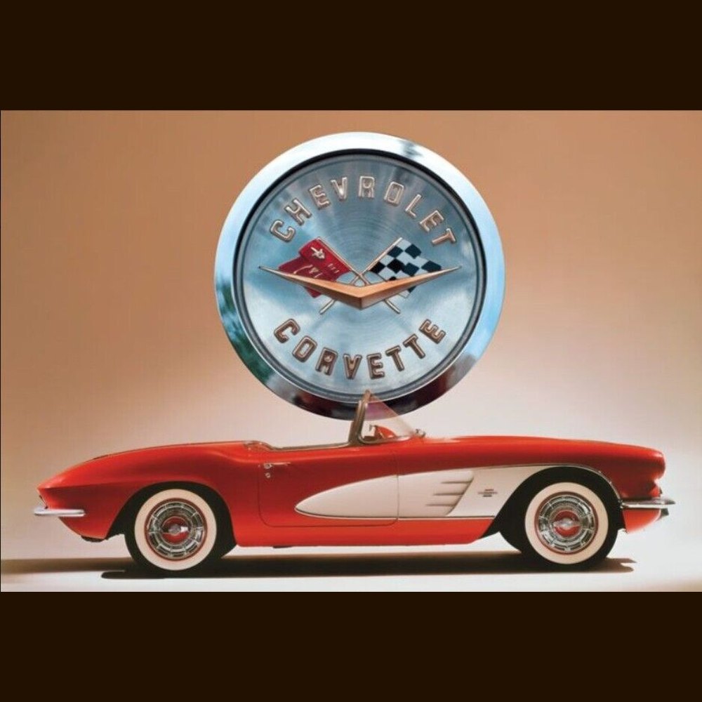 Chevrolet Corvette Licensed Novelty Sign 16" x 12.5" NEW! Home & Garden:Home Décor:Plaques & Signs Style Your Walls
