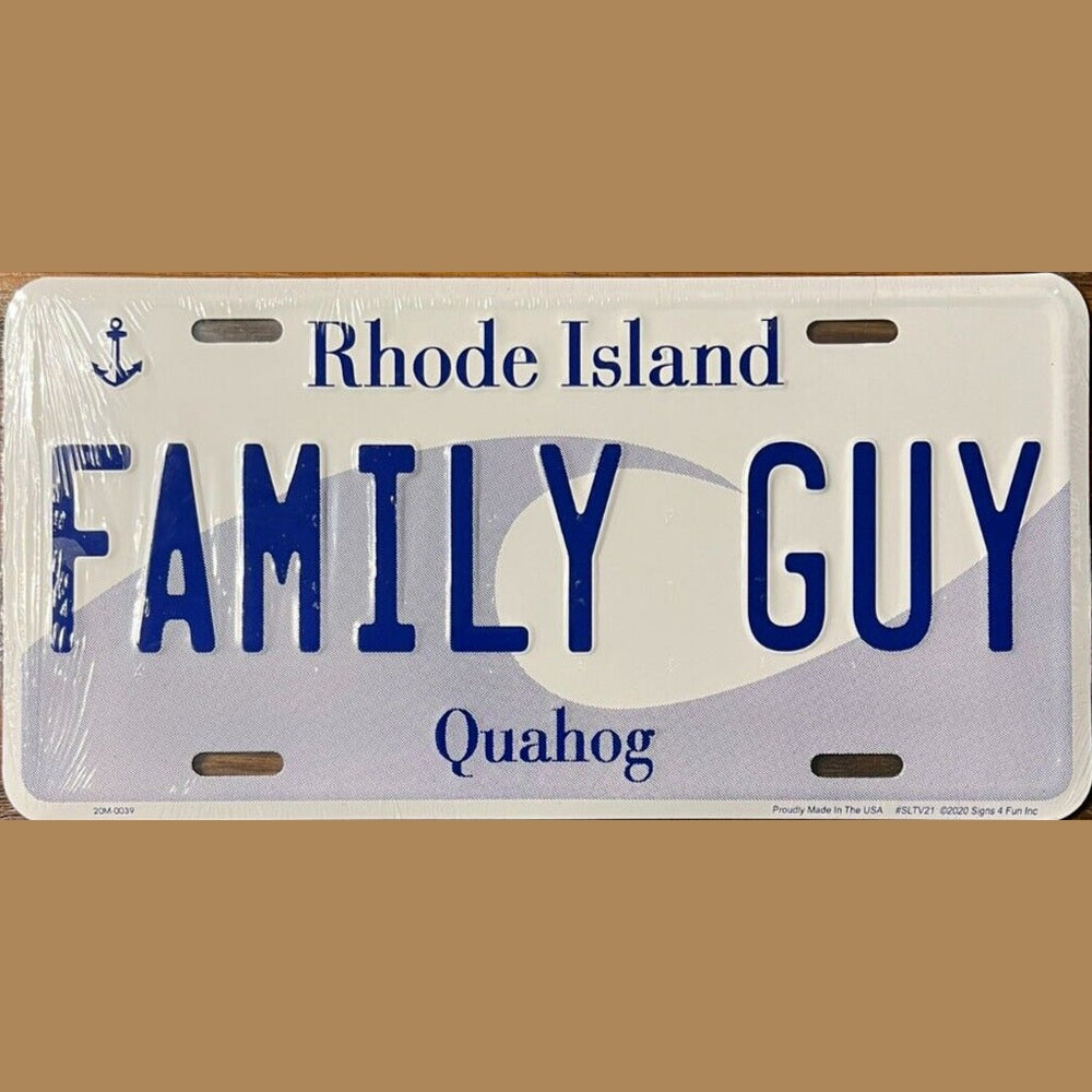 Family Guy Embossed Novelty Metal License Plate 6" x 12" eBay Motors:Parts & Accessories:Car & Truck Parts & Accessories:Exterior Parts & Accessories:License Plates & Frames Style Your Walls