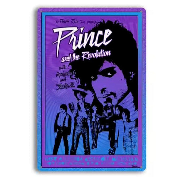 Prince And The Revolution Novelty Metal Sign 12" x 8" Wall Art Home & Garden:Home Décor:Plaques & Signs Style Your Walls
