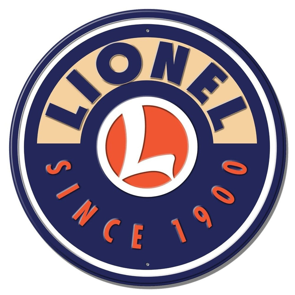 Lionel Since 1900 Fully Embossed 11.75" Steel Circular Sign New! Home & Garden:Home Décor:Plaques & Signs Style Your Walls