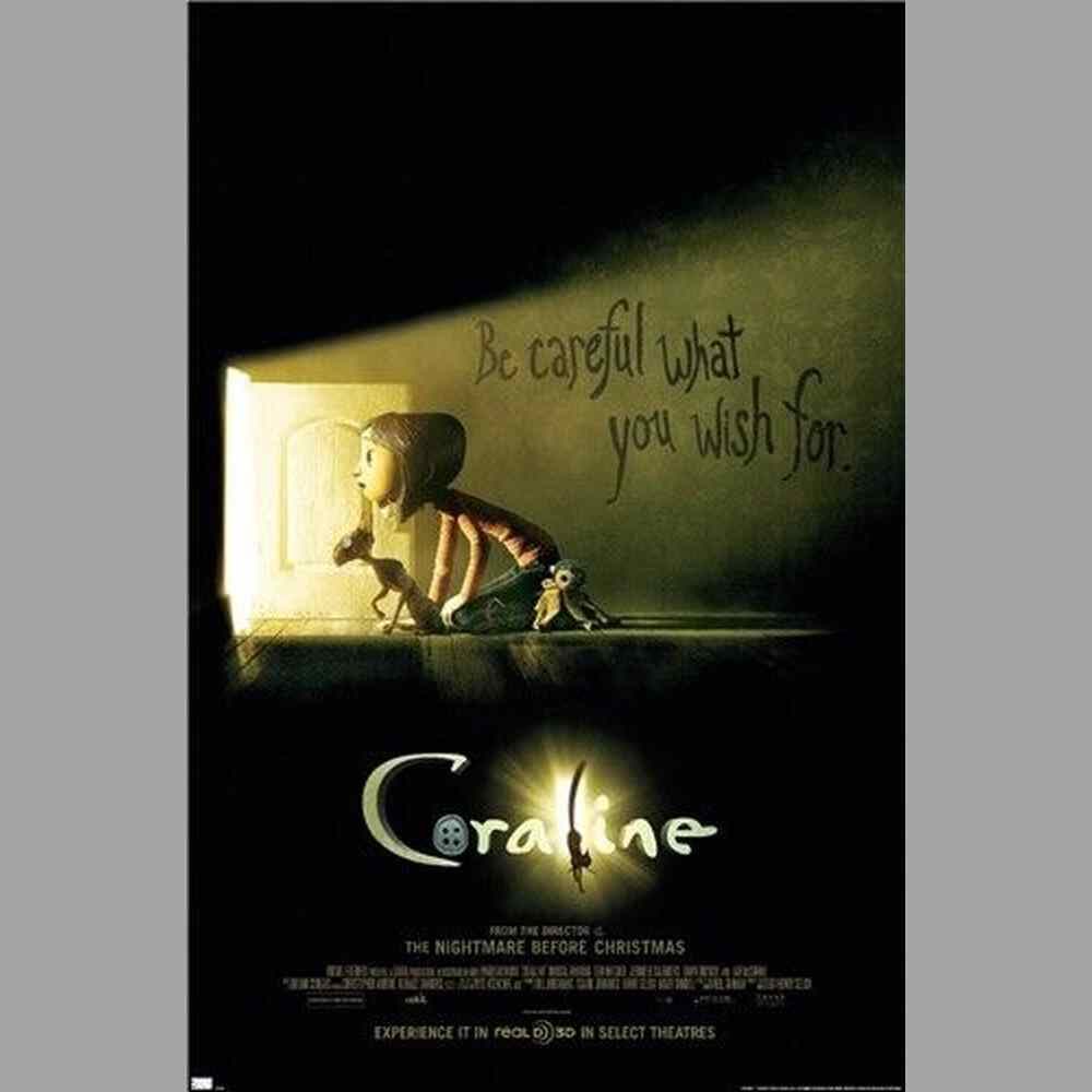 Coraline - Be Careful What You Wish For Licensed Poster 22.375" x 34" NEW! Home & Garden:Home Décor:Posters & Prints Style Your Walls